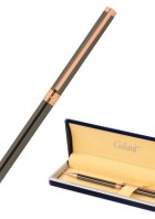 Ручка шариковая GALANT Astron Bronze, корпус мет., детали роз.золото, 0,7мм, синяя