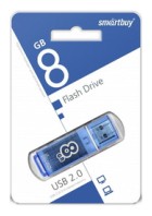 Flash Drives USB 8Gb Smart Buy Glossy series цвет в асс.