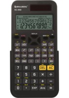 Калькулятор инженерный BRAUBERG SC-850, двухстрочный, 240 функций, 10+2 разр., дв.пит, черный