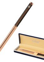 Ручка подарочная шариковая GALANT 'ASTRON', корпус черный с золотом, детали золотистые, узел 0,7 мм